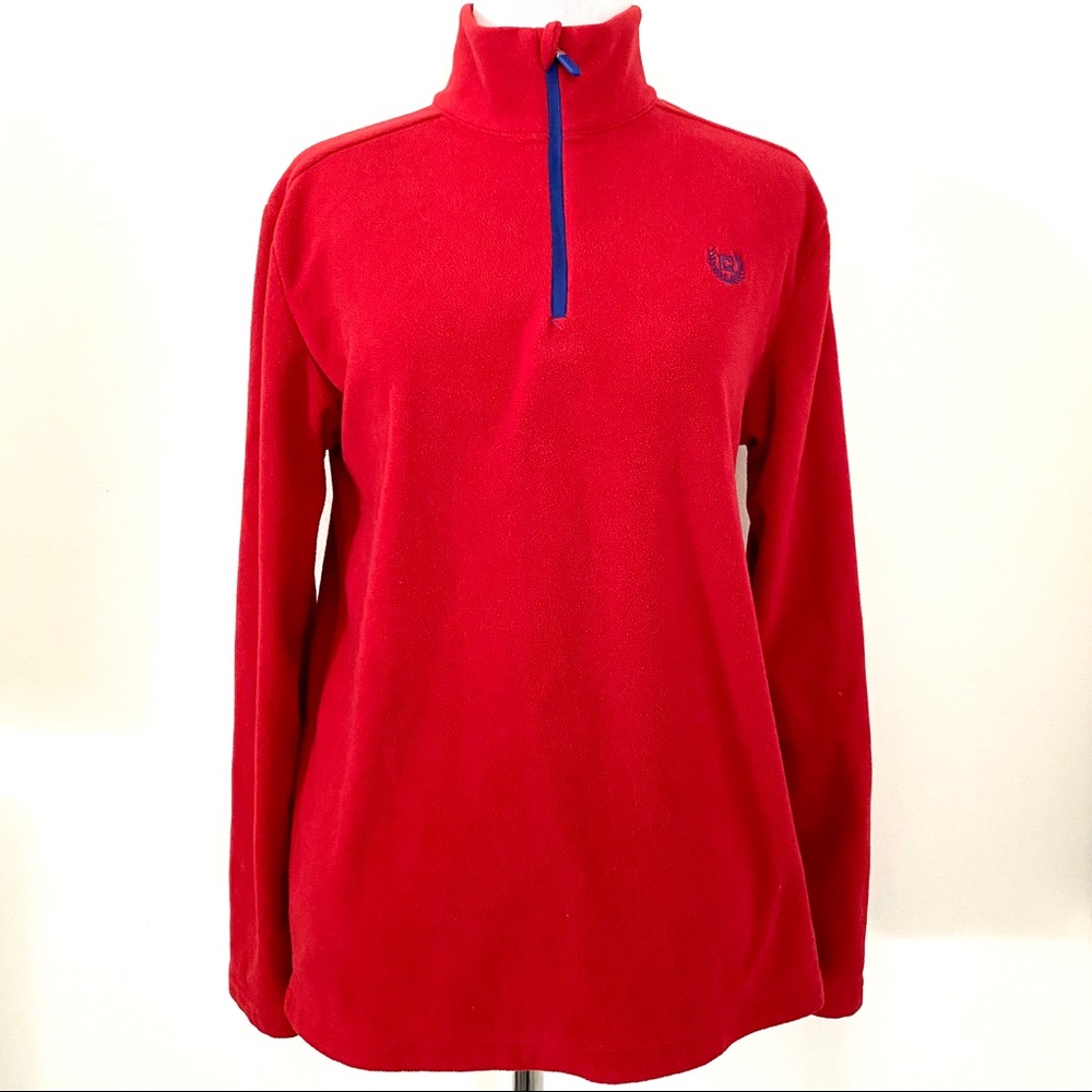 Trendy Deep Red Chaps Sweatshirt